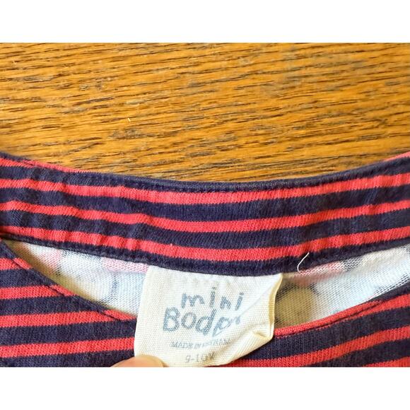 Mini Boden Girls' Button Print Tunic Dress Size 6-7 - Picture 3 of 5